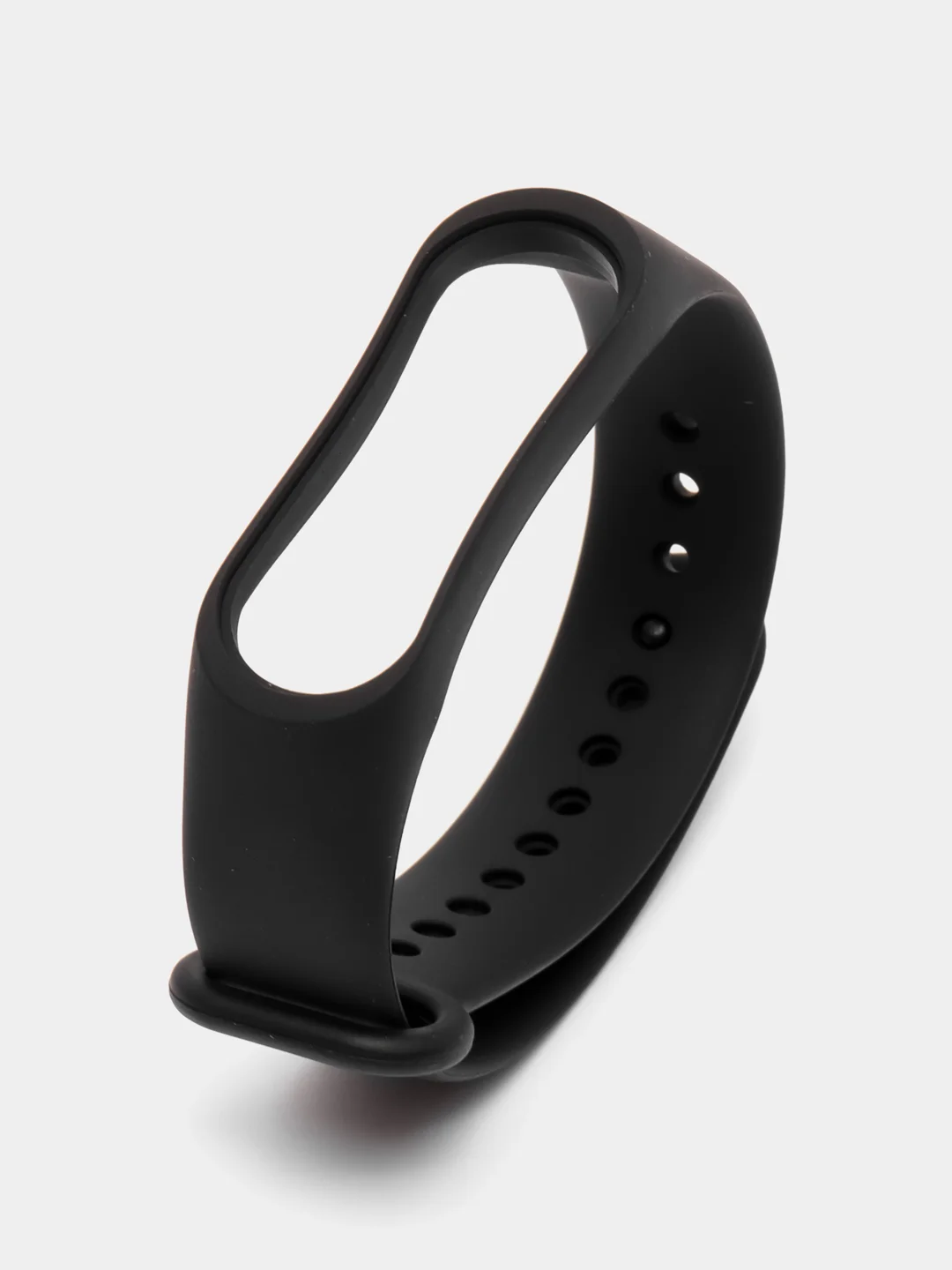 Черный ремешок силиконовый для Xiaomi Mi Band 3, Mi Band 4