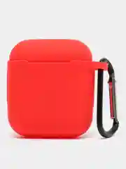 Конфетный чехол для наушников AirPods 1, 2, с карабином, силиконовый