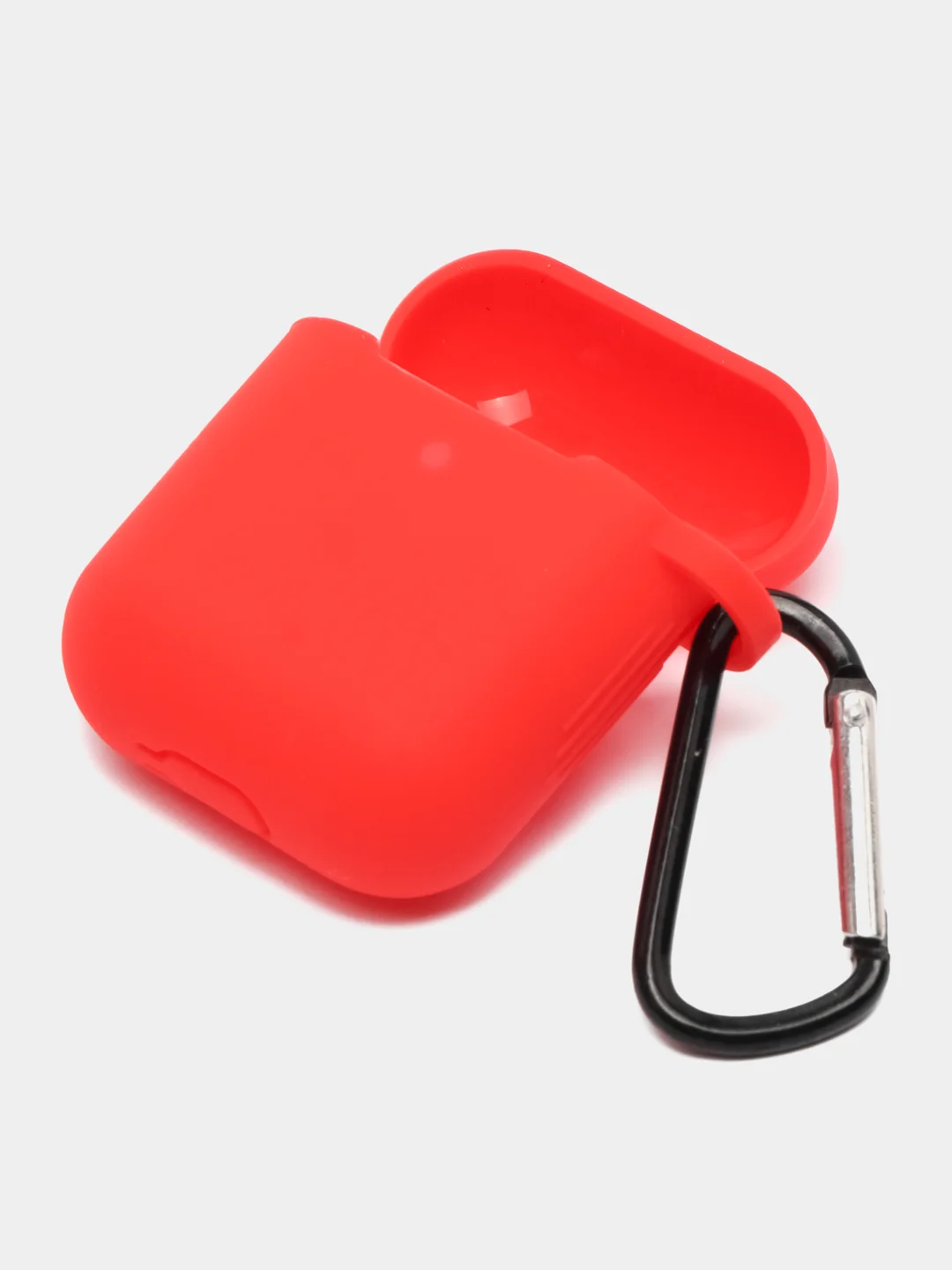 Конфетный чехол для наушников AirPods 1, 2, с карабином, силиконовый