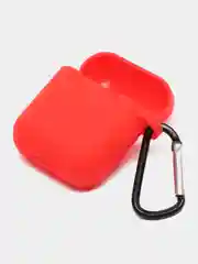 Конфетный чехол для наушников AirPods 1, 2, с карабином, силиконовый