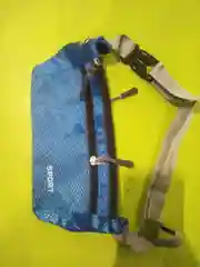 Голубой сумка (пояс) для бега, прогулок