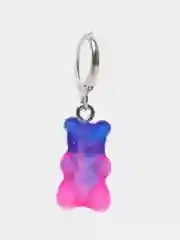 Розовый серьги Мармеладные мишки Gummy градиент, набор из 6 штук