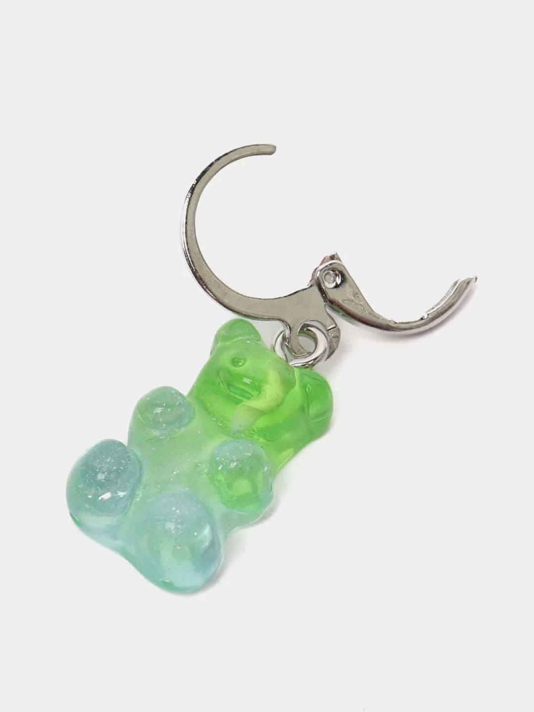 Мятный серьги Мармеладные мишки Gummy градиент, набор из 6 штук