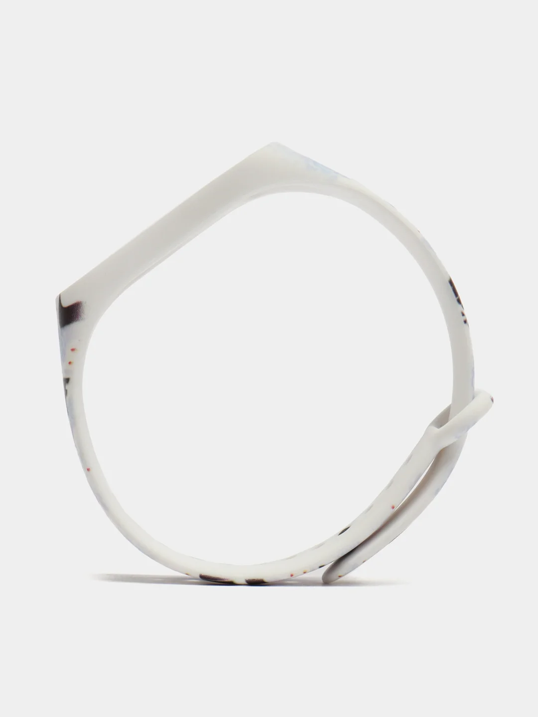 Аметистовый силиконовый ремешок с принтом для Xiaomi Mi Band 7 / 3 / 4 / 5 / 6