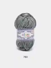 Песочный хаки пряжа плюшевая Alize Velluto