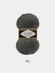 Серый меланж пряжа Alize Lanagold, 100гр-240м, акрил 51%- мериносовая шерсть 49%