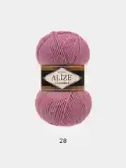 Пастельно-коралловый пряжа Alize Lanagold, 100гр-240м, акрил 51%- мериносовая шерсть 49%