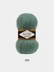 Лазурный пряжа Alize Lanagold, 100гр-240м, акрил 51%- мериносовая шерсть 49%