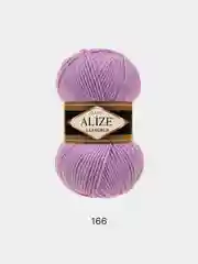 Сиреневый пряжа Alize Lanagold, 100гр-240м, акрил 51%- мериносовая шерсть 49%