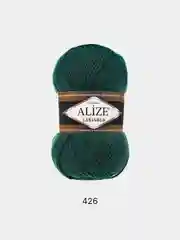 Тёмно-бирюзовый пряжа Alize Lanagold, 100гр-240м, акрил 51%- мериносовая шерсть 49%