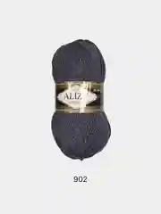 Синий меланж пряжа Alize Lanagold, 100гр-240м, акрил 51%- мериносовая шерсть 49%