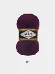 Фиолетовый пряжа Alize Lanagold, 100гр-240м, акрил 51%- мериносовая шерсть 49%