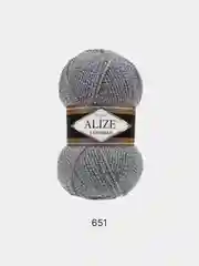 Хром пряжа Alize Lanagold, 100гр-240м, акрил 51%- мериносовая шерсть 49%