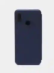 Синий чехол-книжка Huawei Honor 10 Lite/P Smart 2019 (Хуавей Хонор 10 Лайт, П Смарт 2019)