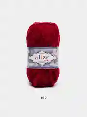 Вишнёвый пряжа плюшевая Alize Velluto