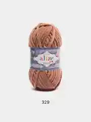 Коричневый пряжа плюшевая Alize Velluto