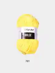 Лимонный пряжа плюшевая YarnArt Dolce