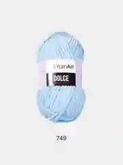 Голубой пряжа плюшевая YarnArt Dolce