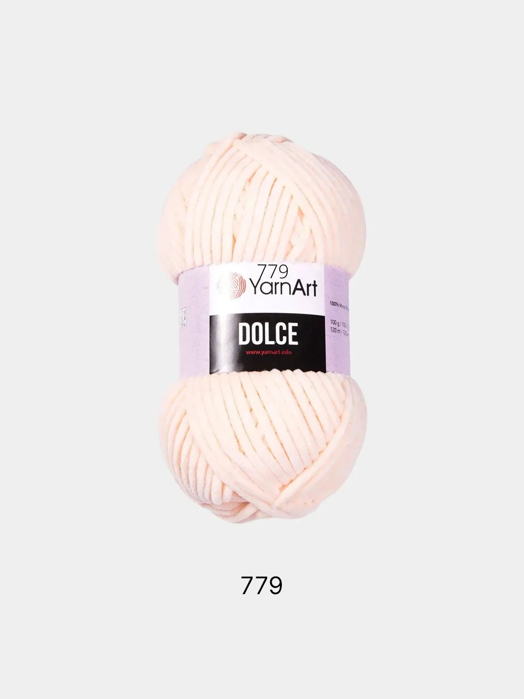 Светло-жёлтый пряжа плюшевая YarnArt Dolce