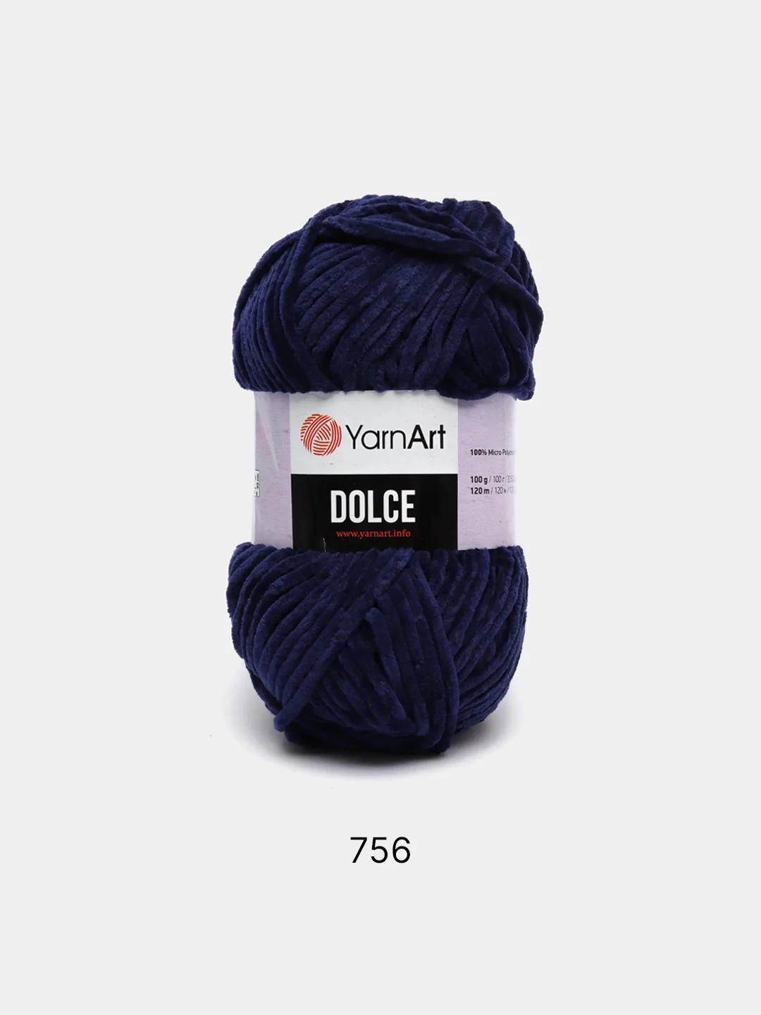 Фиолетовый пряжа плюшевая YarnArt Dolce