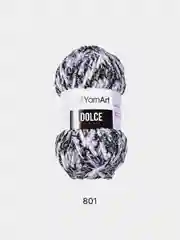 Серый меланж пряжа плюшевая YarnArt Dolce