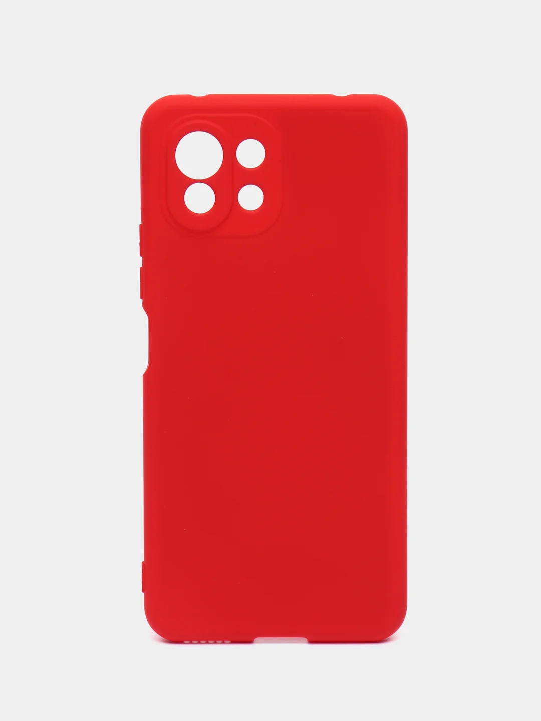 Красный чехол Mi 11 Lite, Xiaomi 11 Lite 5G NE, Ми 11 Лайт, Сяоми 11 Лайт 5G НЕ, силиконовый