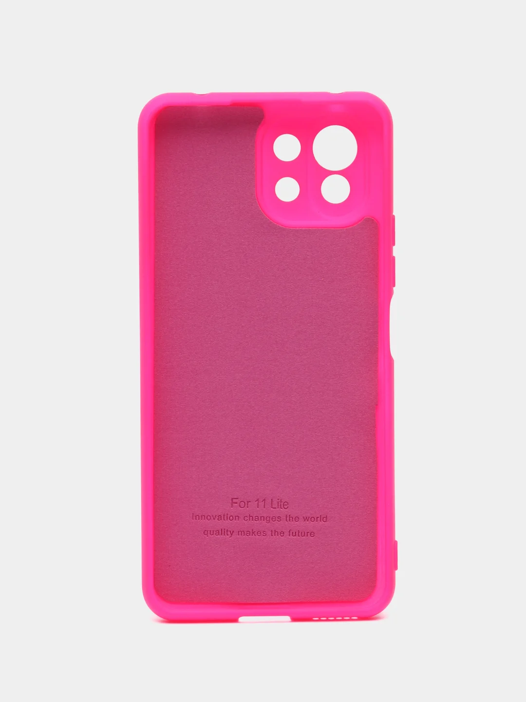 Фуксия чехол Mi 11 Lite, Xiaomi 11 Lite 5G NE, Ми 11 Лайт, Сяоми 11 Лайт 5G НЕ, силиконовый