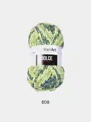 Зеленый пряжа плюшевая YarnArt Dolce