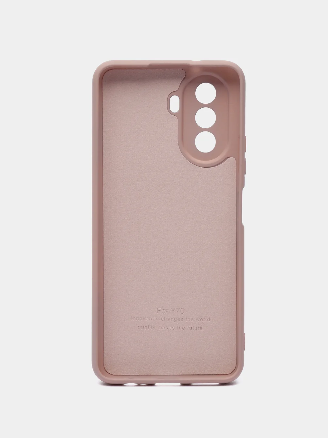 Бежевый чехол Huawei Nova Y70 (Хуавей Нова У70), силиконовый, Silicone Cover