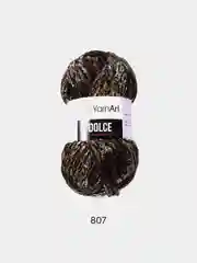 Тёмно-коричневый пряжа плюшевая YarnArt Dolce