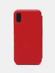 Красный чехол книжка iPhone X, iPhone Xs