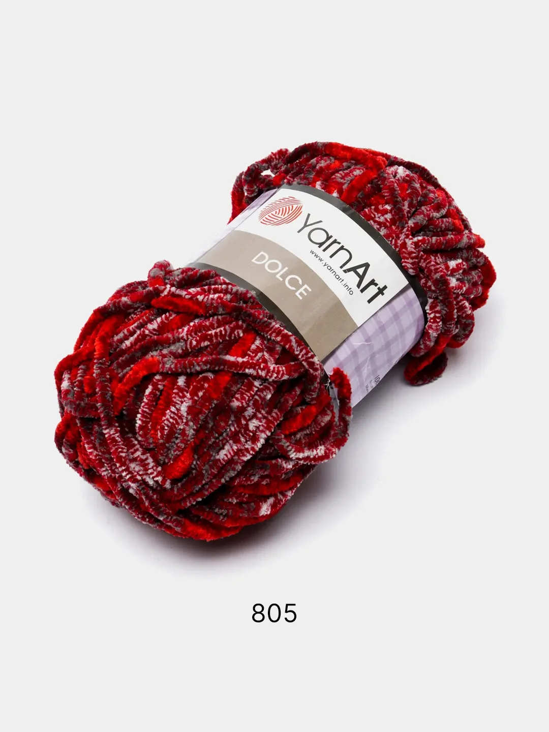 Марсала пряжа плюшевая YarnArt Dolce