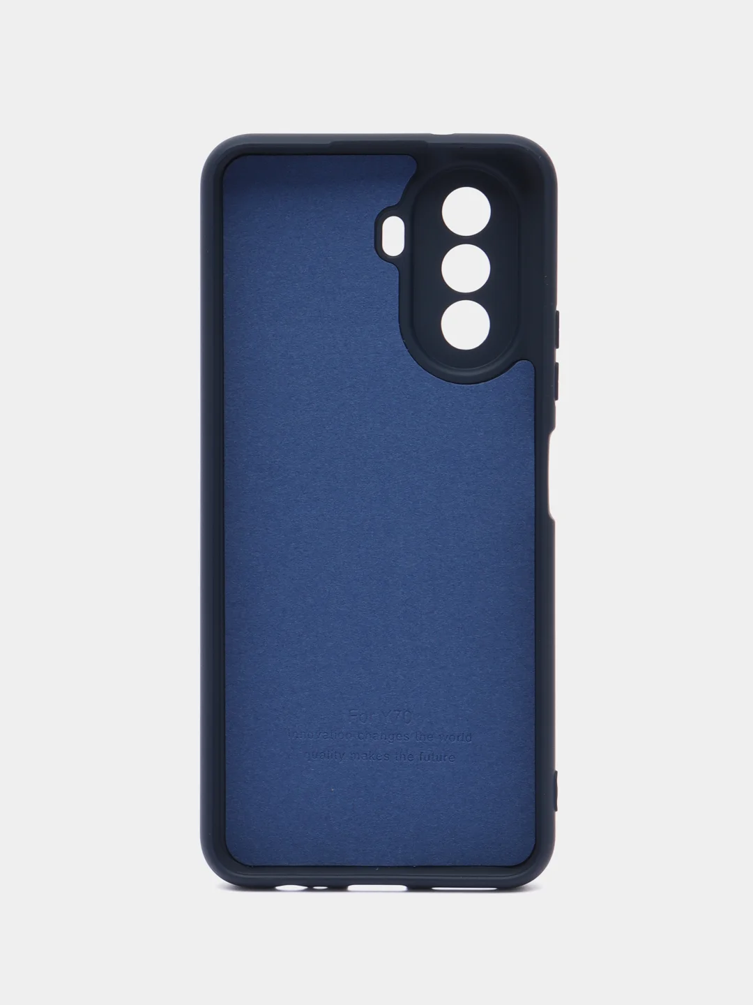 Темно-синий чехол Huawei Nova Y70 (Хуавей Нова У70), силиконовый, Silicone Cover