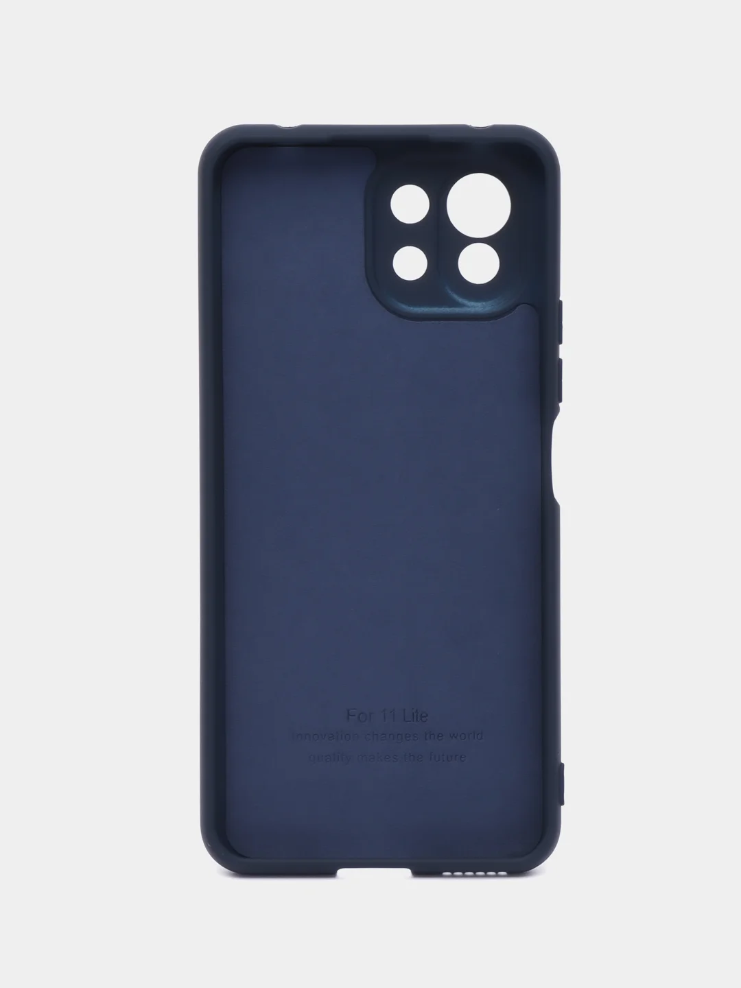 Синий меланж чехол Mi 11 Lite, Xiaomi 11 Lite 5G NE, Ми 11 Лайт, Сяоми 11 Лайт 5G НЕ, силиконовый