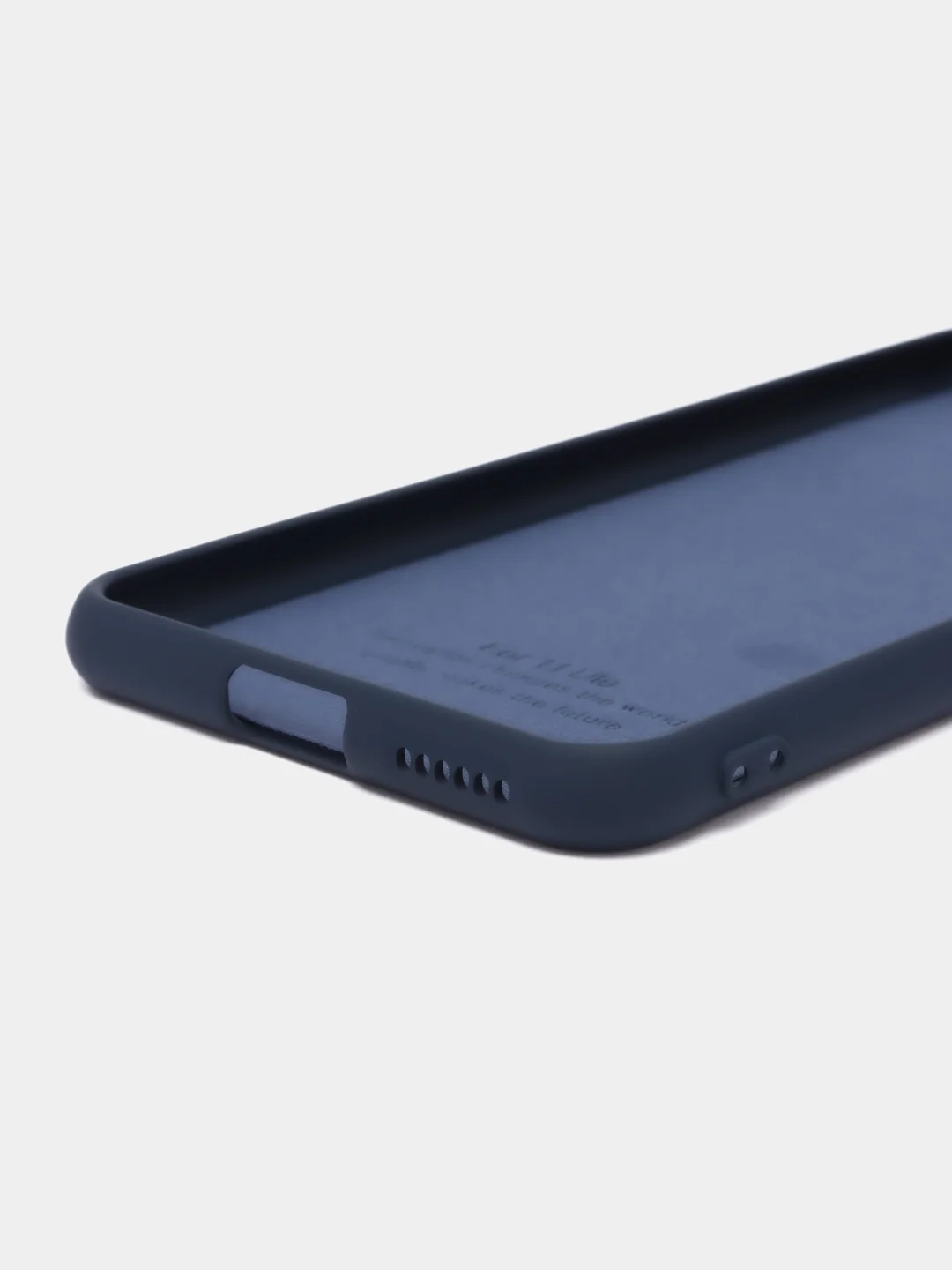 Синий меланж чехол Mi 11 Lite, Xiaomi 11 Lite 5G NE, Ми 11 Лайт, Сяоми 11 Лайт 5G НЕ, силиконовый