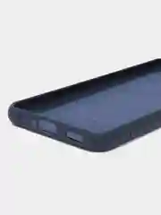 Темно-синий чехол для Samsung Galaxy A23, силиконовый, закрытый низ, бархат внутри Silicone Cover