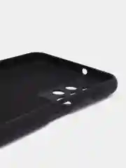 Черный чехол для Samsung Galaxy A23, силиконовый, закрытый низ, бархат внутри Silicone Cover