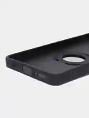 Угольный чехол Samsung Galaxy A51, Самсунг Галакси А51 силиконовый с кольцом iFace