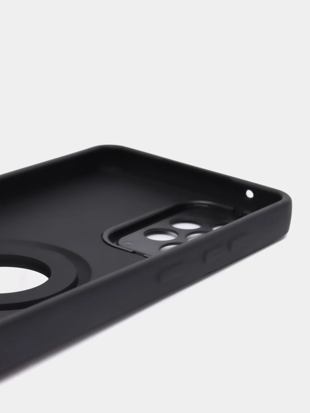 Угольный чехол Samsung Galaxy A52 / A52s, Самсунг Галакси А52 / А52с силиконовый с кольцом iFace