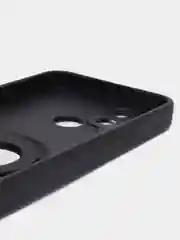 Угольный чехол Realme C15 Реалми С15 силиконовый магнитный с кольцом iFace