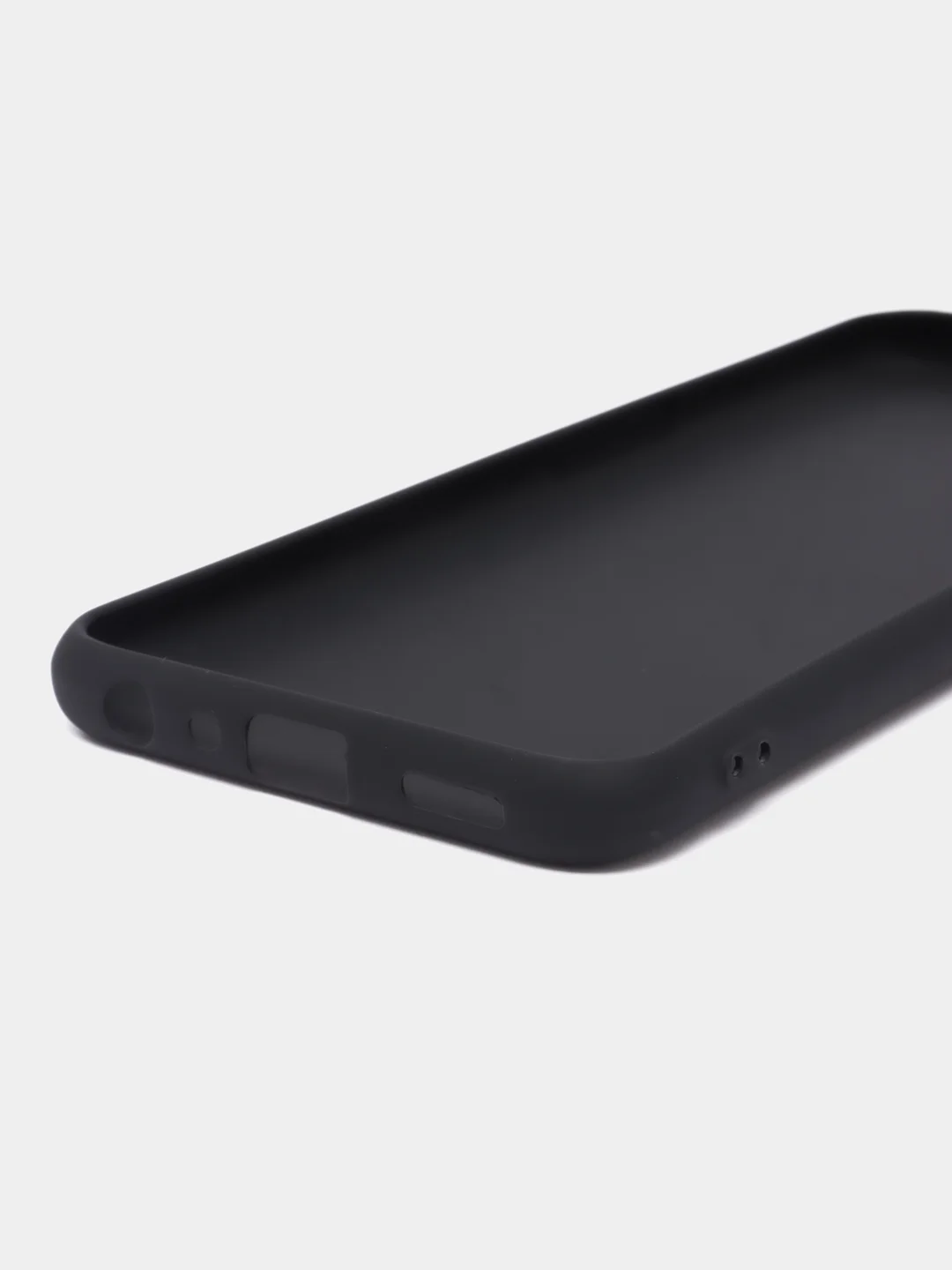 Угольный чехол Realme 9i / Oppo A96 4G / Реалми 9ай / Оппо А96 4G черный, силиконовый