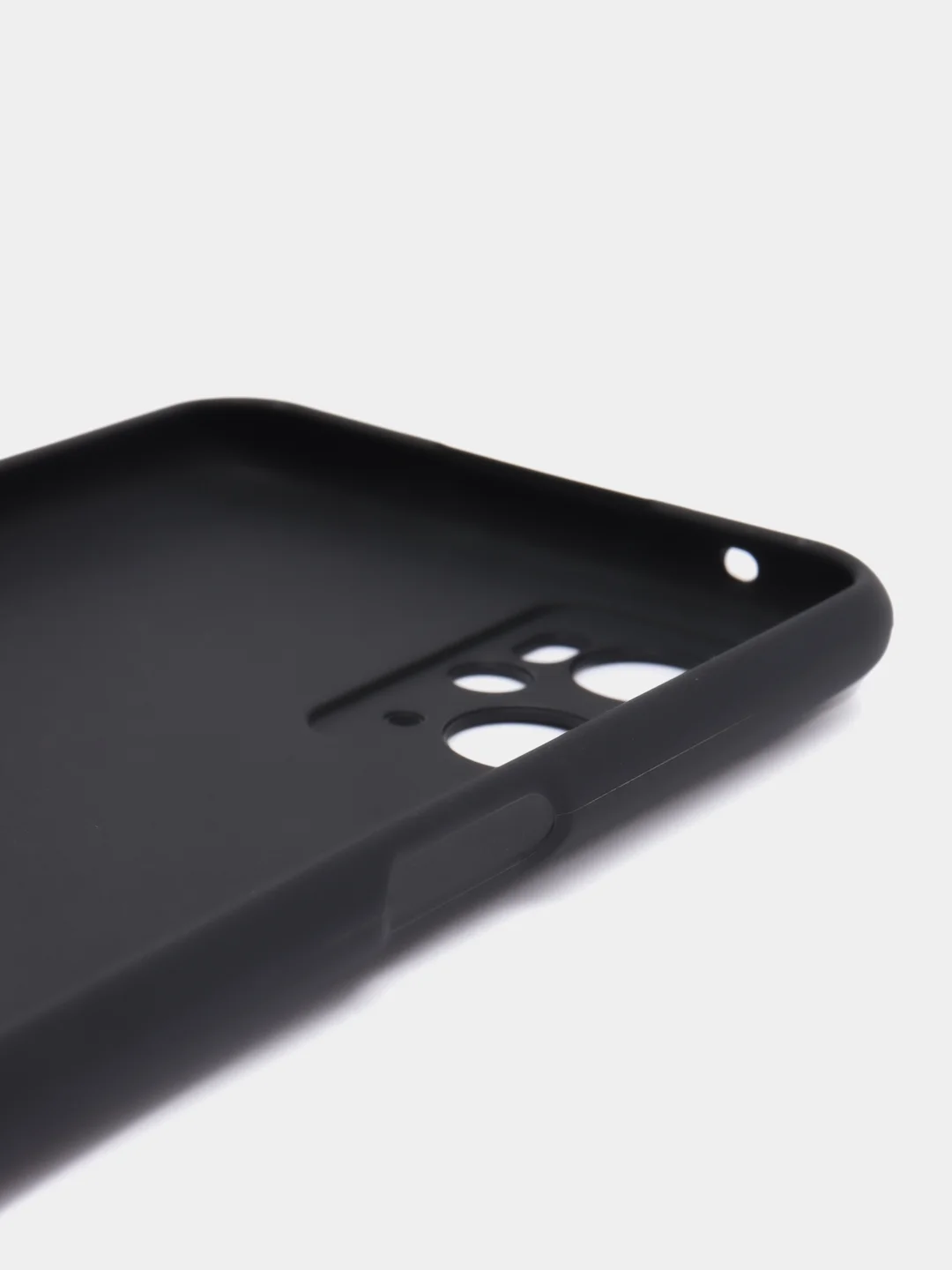 Угольный чехол Realme 9i / Oppo A96 4G / Реалми 9ай / Оппо А96 4G черный, силиконовый