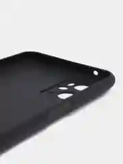 Угольный чехол Realme 9i / Oppo A96 4G / Реалми 9ай / Оппо А96 4G  черный, силиконовый