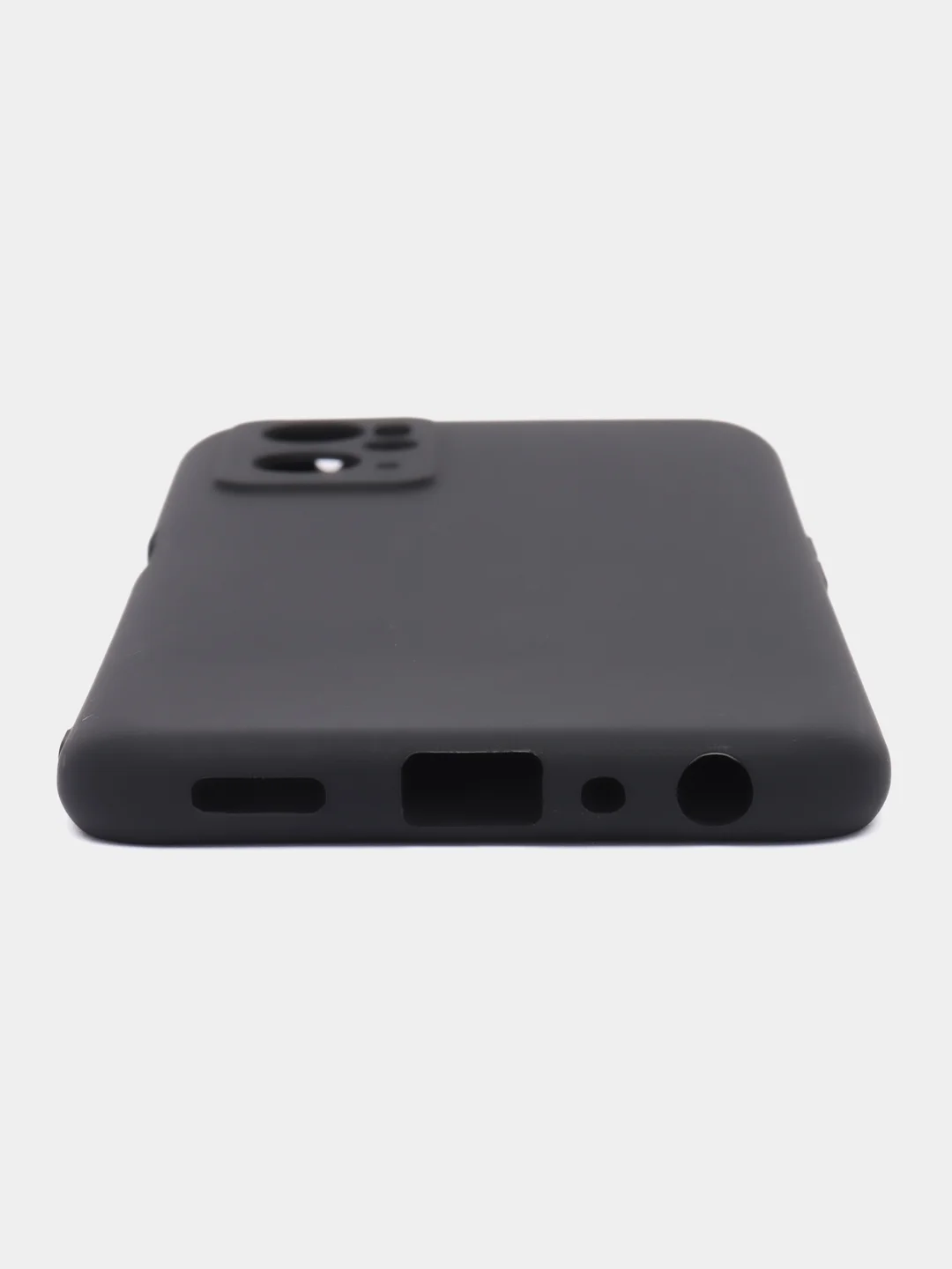 Угольный чехол Realme 9i / Oppo A96 4G / Реалми 9ай / Оппо А96 4G черный, силиконовый