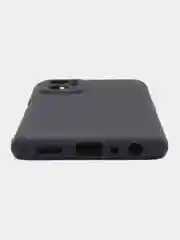 Угольный чехол Realme 9i / Oppo A96 4G / Реалми 9ай / Оппо А96 4G  черный, силиконовый