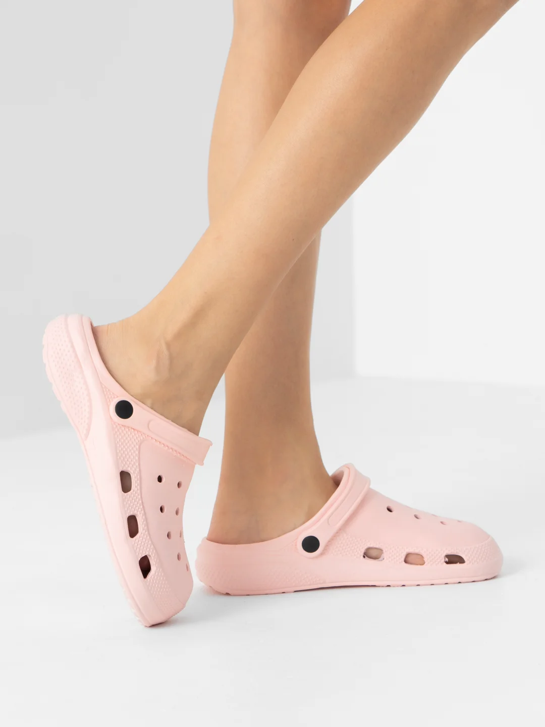 Розовый сабо женские IZI, размеры 36-41