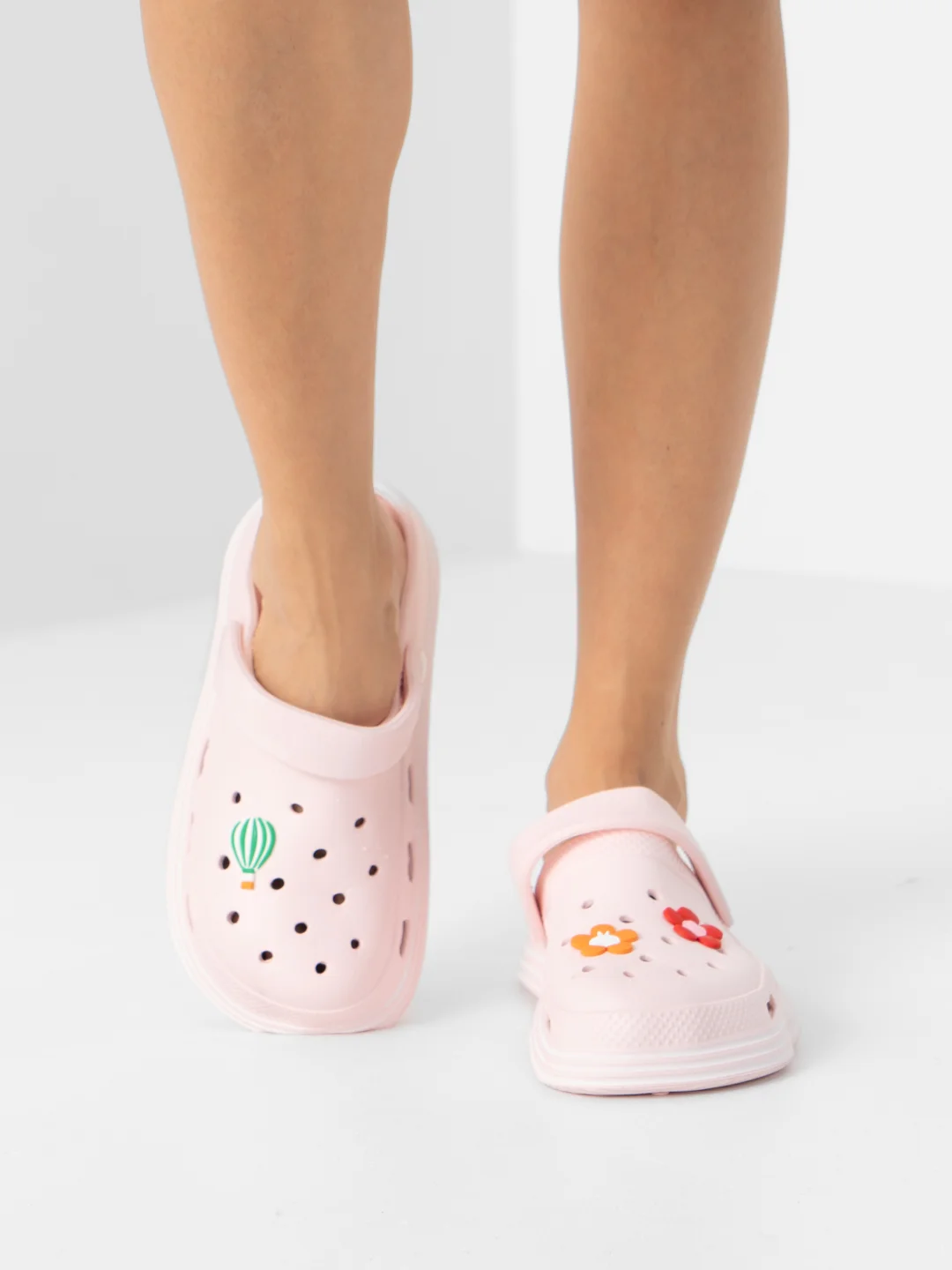 Розовый сабо женские IZI, размеры 36-40