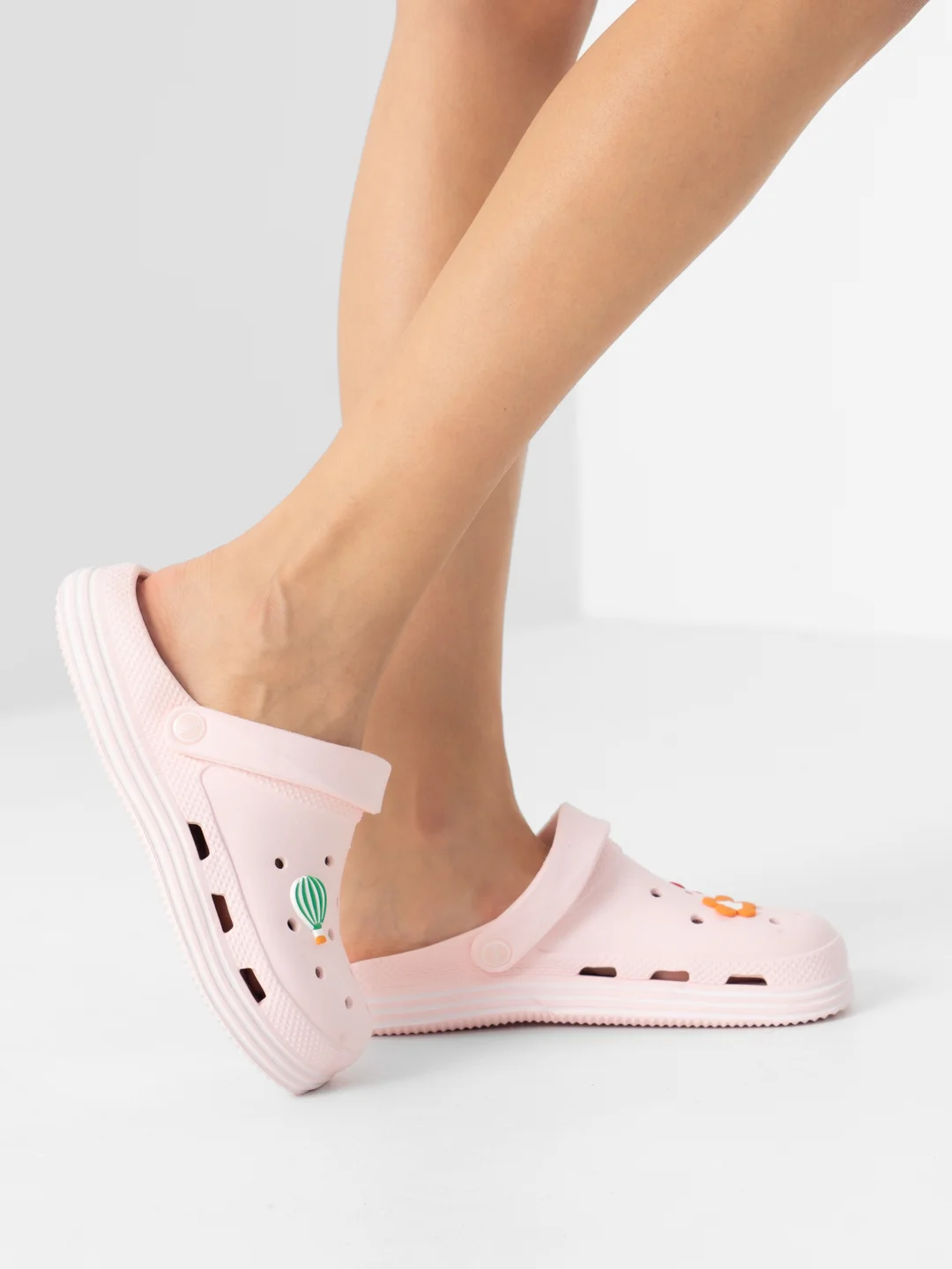 Розовый сабо женские IZI, размеры 36-40