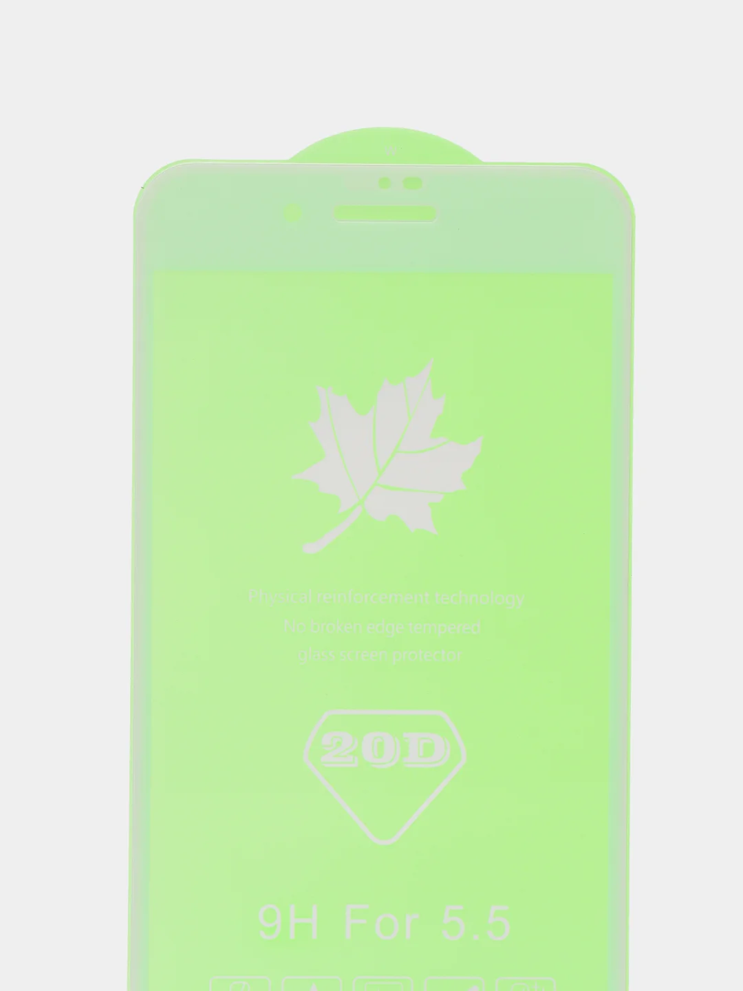 Белый защитное стекло 20D для iPhone 6/6s, 7/8, 7/8 Plus+, XS MAX, 12/12Pro, Max, mini, закаленное