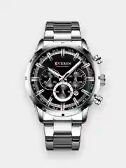 Черный наручные мужские часы Curren 8355